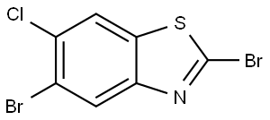 2,6-dibromo-5-chlorobenzo[d]thiazole Structure