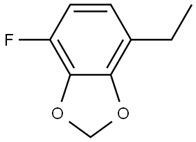 4-Ethyl-7-fluoro-1,3-benzodioxole Structure