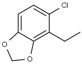 5-Chloro-4-ethyl-1,3-benzodioxole Structure