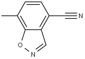 1,2-Benzisoxazole-4-carbonitrile, 7-methyl- Structure