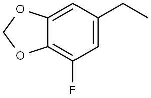 6-Ethyl-4-fluoro-1,3-benzodioxole Structure