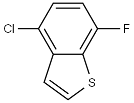 4-chloro-7-fluorobenzo[b]thiophene Structure