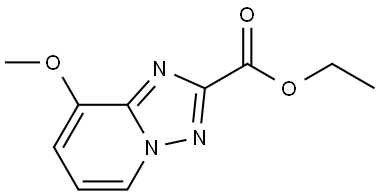 Ethyl 8-methoxy[1,2,4]triazolo[1,5-a]pyridine-2-carboxylate 구조식 이미지