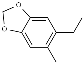 5-Ethyl-6-methyl-1,3-benzodioxole Structure