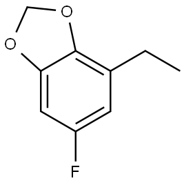 4-Ethyl-6-fluoro-1,3-benzodioxole Structure