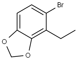 5-Bromo-4-ethyl-1,3-benzodioxole Structure