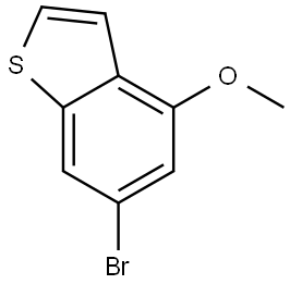 6-bromo-4-methoxybenzo[b]thiophene Structure