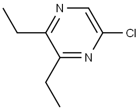 5-chloro-2,3-diethylpyrazine Structure