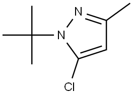 1-(tert-butyl)-5-chloro-3-methyl-1H-pyrazole Structure