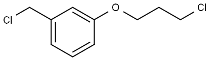 1-(chloromethyl)-3-(3-chloropropoxy)benzene Structure