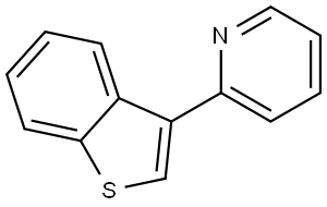 2-(benzo[b]thiophen-3-yl)pyridine 구조식 이미지