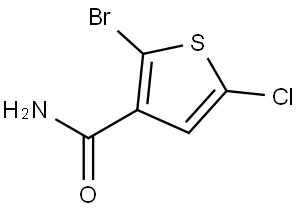 3-Thiophenecarboxamide, 2-bromo-5-chloro- Structure