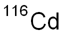 Cadmium116 Structure