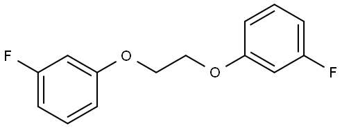 1,2-Bis(3-fluorophenoxy)ethane Structure