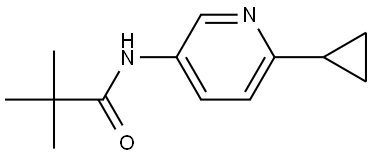 N-(6-Cyclopropyl-3-pyridinyl)-2,2-dimethylpropanamide Structure