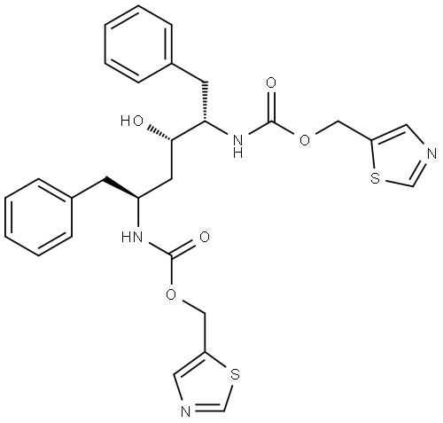 2,5-Thiazolylmethyl Diacarbonate Structure