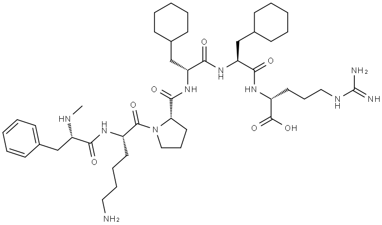 NMePhe-KP-DCha-Cha-DArg Structure