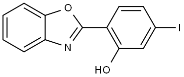 2-(Benzo[d]oxazol-2-yl)-5-iodophenol Structure