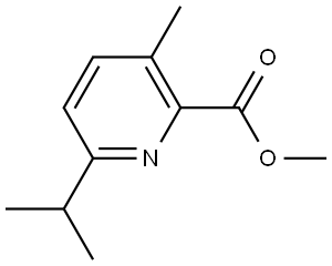 methyl 3-methyl-6-(isopropyl)picolinate Structure