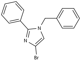 1-benzyl-4-bromo-2-phenyl-1H-imidazole Structure