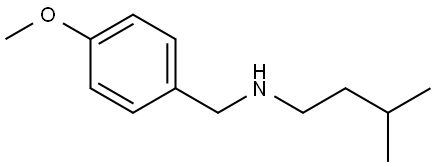 N-(4-methoxybenzyl)-3-methylbutan-1-amine Structure