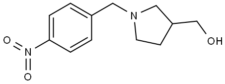 (1-(4-nitrobenzyl)pyrrolidin-3-yl)methanol Structure