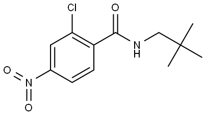 2-chloro-N-neopentyl-4-nitrobenzamide Structure