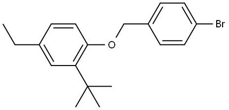 1-((4-bromobenzyl)oxy)-2-(tert-butyl)-4-ethylbenzene Structure