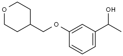 α-Methyl-3-[(tetrahydro-2H-pyran-4-yl)methoxy]benzenemethanol Structure