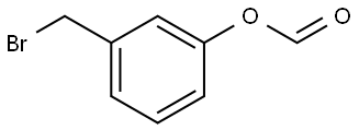 3-(bromomethyl)phenyl formate Structure