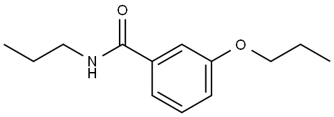 3-Propoxy-N-propylbenzamide Structure