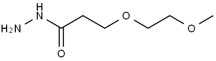 m-PEG2-Hydrazide Structure