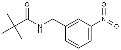 N-(3-nitrobenzyl)pivalamide Structure