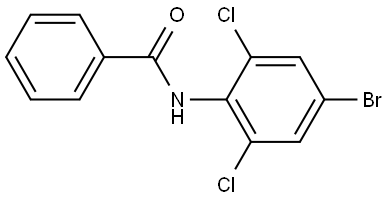 4-Bromo-2,6-dichloroanilinebenzamide Structure