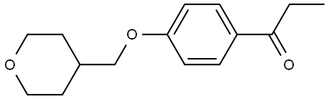 1-[4-[(Tetrahydro-2H-pyran-4-yl)methoxy]phenyl]-1-propanone Structure