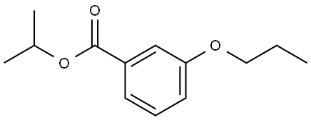 1-Methylethyl 3-propoxybenzoate Structure