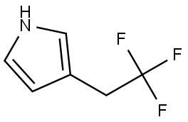 1H-Pyrrole, 3-(2,2,2-trifluoroethyl)- Structure