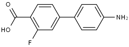 4'-amino-3-fluoro-[1,1'-biphenyl]-4-carboxylic acid Structure