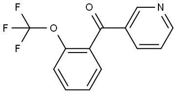 3-Pyridinyl[2-(trifluoromethoxy)phenyl]methanone 구조식 이미지