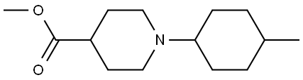 methyl 1-(4-methylcyclohexyl)piperidine-4-carboxylate Structure