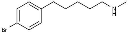 5-(4-bromophenyl)-N-methylpentan-1-amine Structure