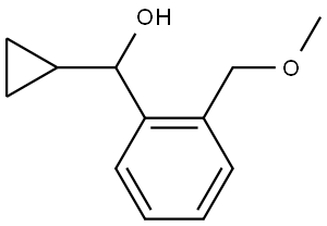 α-Cyclopropyl-2-(methoxymethyl)benzenemethanol Structure