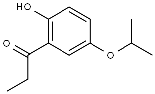 1-[2-Hydroxy-5-(1-methylethoxy)phenyl]-1-propanone Structure