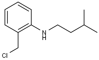 2-(chloromethyl)-N-isopentylaniline Structure