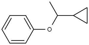 (1-Cyclopropylethoxy)benzene Structure