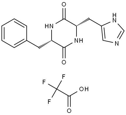 cyclo(His-Phe) Structure