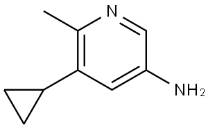 5-Cyclopropyl-6-methyl-3-pyridinamine Structure