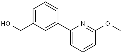 (3-(6-Methoxypyridin-2-yl)phenyl)methanol Structure