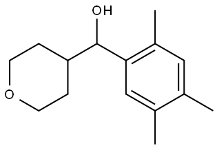 Tetrahydro-α-(2,4,5-trimethylphenyl)-2H-pyran-4-methanol Structure