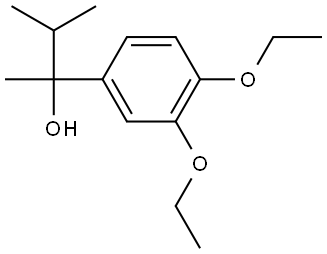 2-(3,4-diethoxyphenyl)-3-methylbutan-2-ol Structure